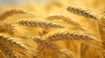 close up of a wheat - obrazy, fototapety, plakaty