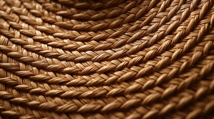 texture of a woven straw hat