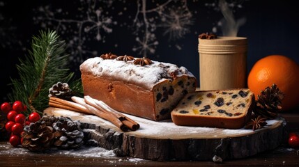 A loaf of bread sitting on top of a cutting board