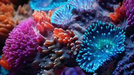 Fototapeta premium a close-up of an aquarium