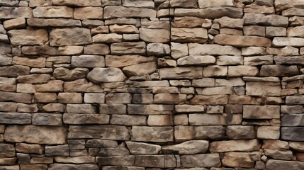 a close-up of a stone wall