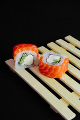 sushi with salmon