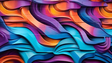 vibrant graffiti art