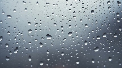water droplets on a glass surface