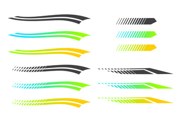 Sports stripes, car, Truck, Motorcycle Racing stickers. Vehicle Graphics