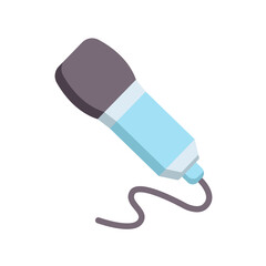 microphone icon design vector template