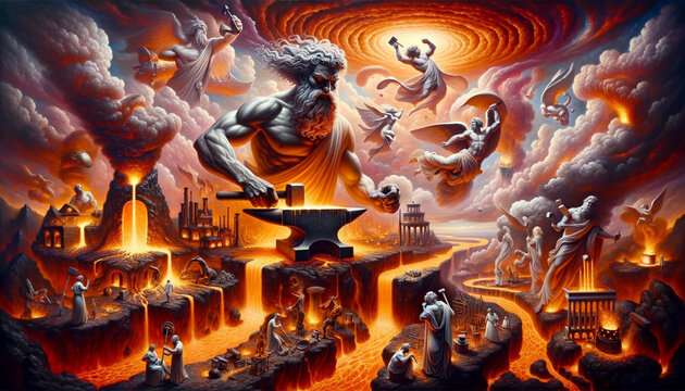Hephaestus: Flame's Artisan and Forge's Master: Exploring Greek Gods and Mythology.
