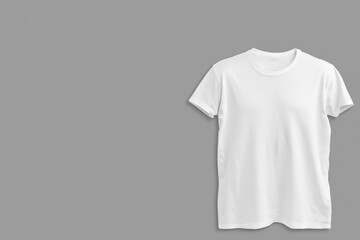White Cotton Shirt for Branding Mockups, Product Design, White T-shirt Template