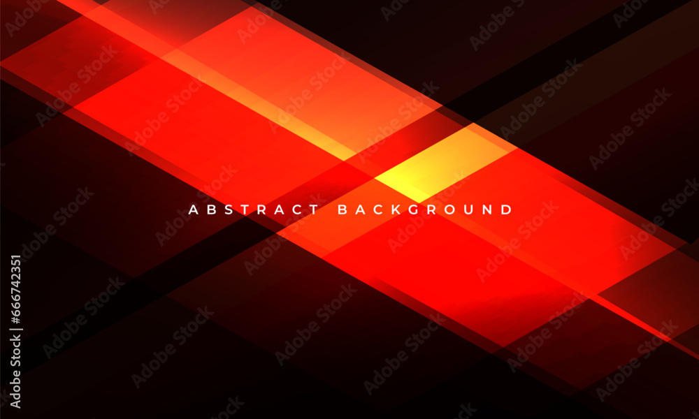Poster Red abstract background with modern geometric diagonal shapes. Vector illustration