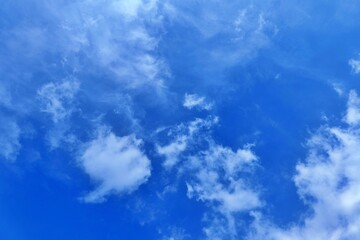 Fototapeta na wymiar sky, blue, 구름, 구름, 네이처, 백, 일, 날씨, 천국, 태양, 공기, 라이트, 여름, 흐린, 맑은, 요약, 공간, 기운, 높다, 경치, 햇빛, 경관, 아웃도어