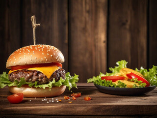 Handmade Beef Patty Closeup