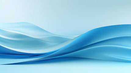 A vibrant and dynamic abstract composition with flowing blue lines