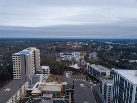 Raleigh NC - North Hills/Midtown Construction (Drone)