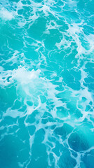 Fototapeta na wymiar Turquoise water ripples, serene ocean texture, sunlit aquatic surface, refreshing summer vibes, tranquil seascape.