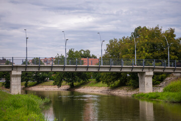 bridge over a river in Serbia - Powered by Adobe
