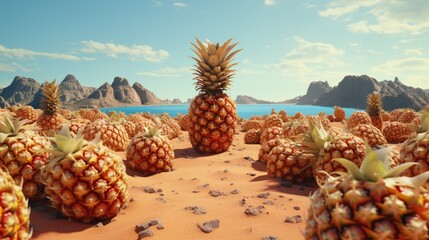 Exotic Extravaganza: Pineapple Panorama
