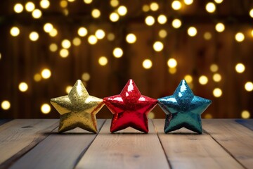 Hintergrund mit bunten Sternen