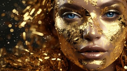 Golden Shimmer: Glistening Glitter Magic