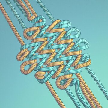 Abstract Knitting Animation
