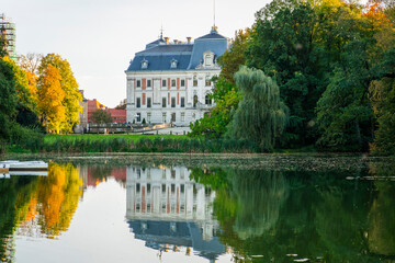 Castle in Pszczyna in autumn mood