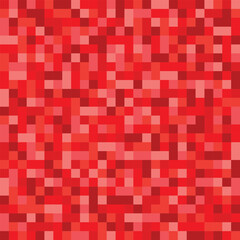 Red Color Pixel Pattern or Background in Pixel Art