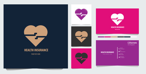 Heart illustration of a set of icons