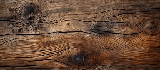 A close-up of dark, rustic wood showcasing its intricate and distressed nature