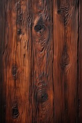A tight shot capturing the distressed texture and intricate pattern of dark wood