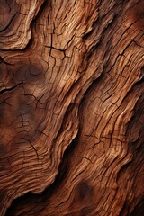 Fototapeta premium An up-close view of the textured and rugged tree bark, accentuating its inherent patterns