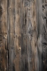 Fototapeta premium Weathered barn wood with a rugged texture and prominent knots