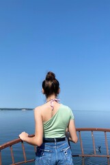 person on the pier