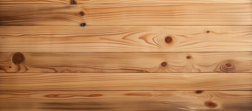 An up-close view of pine wood with unique knots and a lighter, untreated finish