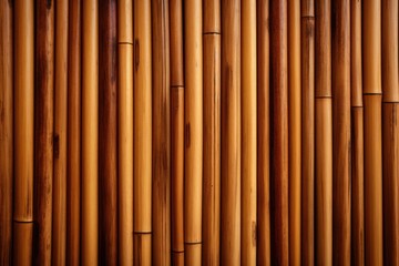Naklejka premium Bamboo wood's exclusive linear patterns and genuine, organic coloring