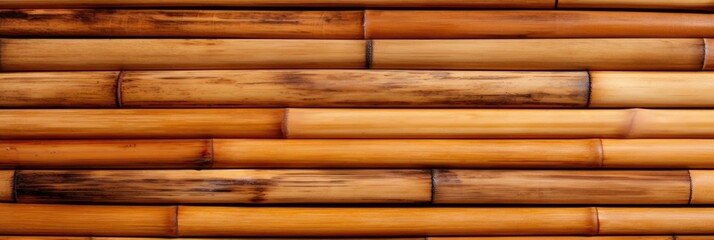 A unique bamboo wood texture that showcases its natural coloring and linear designs
