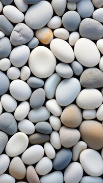 harmonic image of smooth round pebble stones. 