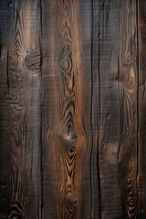 A backdrop featuring dark wood with a rich, intricate grain pattern