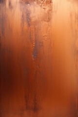 The background features a textured surface reminiscent of metallic copper