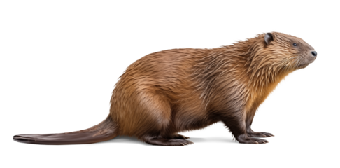 Beaver side profile view