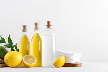 Set of eco friendly natural cleaning products