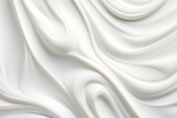 White face cream texture
