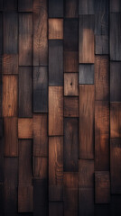 A rustic wooden wall with a dramatic backdrop