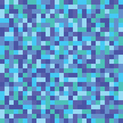 Cold Color Pixel Background or Pattern in Pixel Art