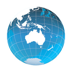 Australia, earth globe, world map