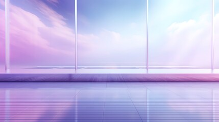 Architectural glass background in ultraviolet. Generation AI