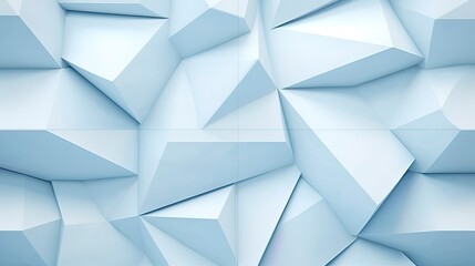 white geometric background with blue highlight. Generation AI
