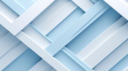 white geometric background with blue highlight. Generation AI