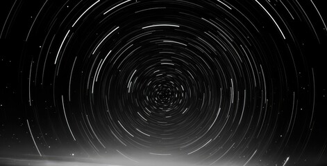 Beautiful starry night sky. Evening panorama in blue tones