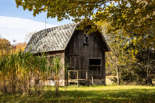 old barn on a farm