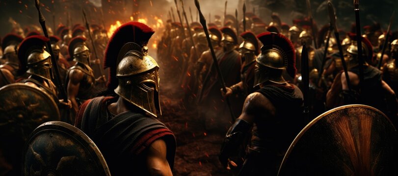 Warriors of Ancient Greece: Spartans at the Hot Gates, Their Resolute Bravery and Formidable Phalanx Breaking the Bounds of History

