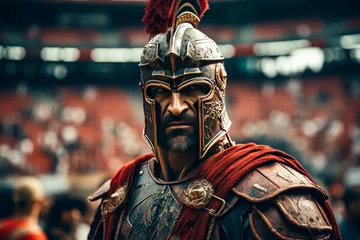 Fotobehang gladiators and roman soldiers, empire, scenes, cinematic style © VicenSanh